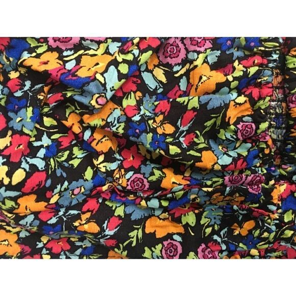 Wild Fable Multicolor Floral Tube Top Women 2XL Smocking - Picture 2 of 3